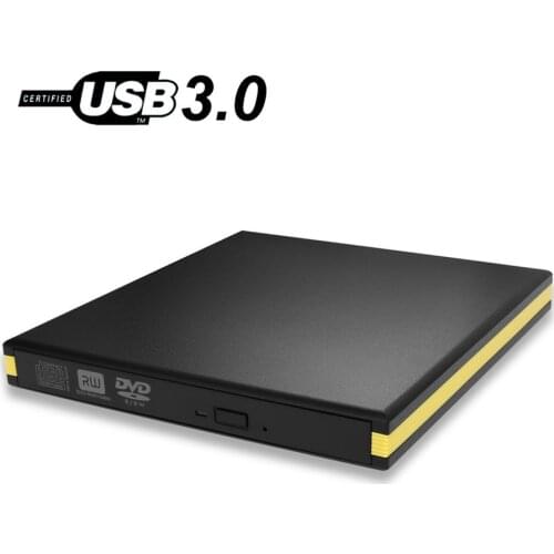 USB 3.0 DVD Burner DVD ROM Player External Optical Drive CD/DVD RW Writer Recorder Portatil Drives for Laptop Computer Mac pc