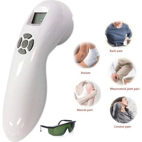 LLLT 650nm And 808nm Cold Laser Physical Therapy Device Back Pain Neck Pain Shoulder Pain Therapy with Free Goggles