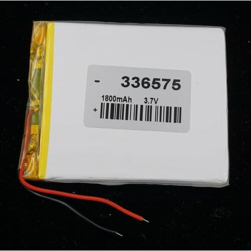 XINJ 3.7V 1800 mAh Polymer Li Lithium Battery 336575 For GPS DIY Camera PSP GPS Video Player Plate PDA MID Portable DVD