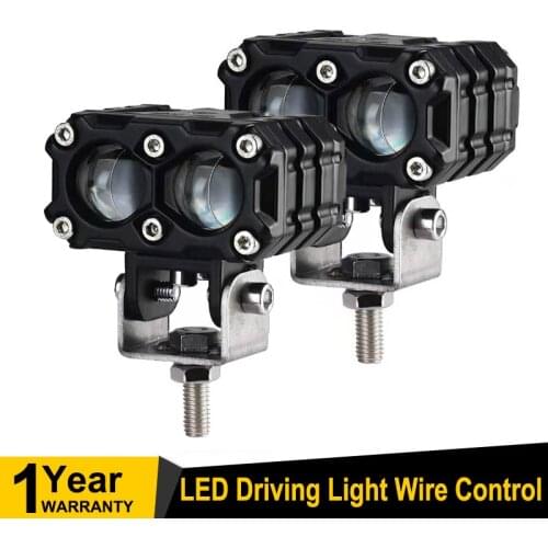 Amber/White Strobe Light Bar Wire Control LED Driving Light Led Work Light Bar Flash Fit Outdoor light For Offroad SUV UTE Boat