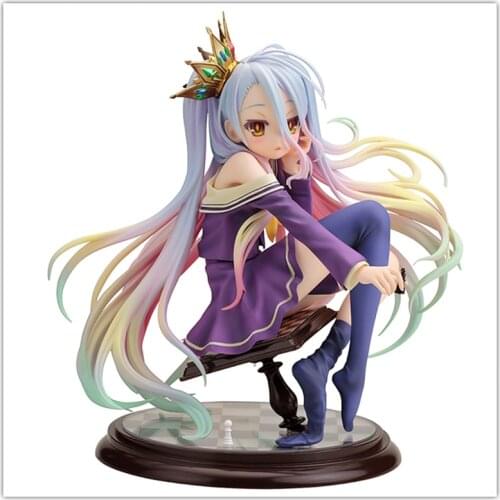 Japan Original Kotobukiya No Game No Life Shiro Pvc Collection Cartoon Character 1/7 Anime Action Figure Toys for Boys Gift