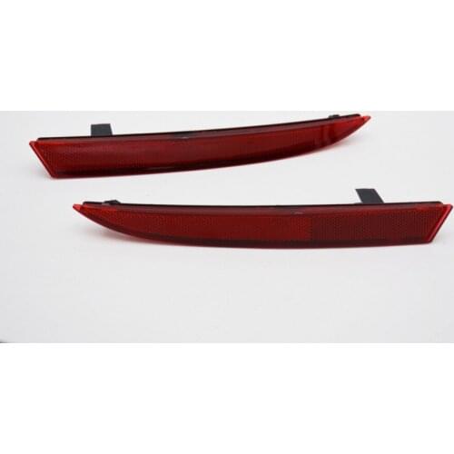 1Pair Rear Bumper Reflector Light Lens Left Right For Honda Accord PHEV 2014