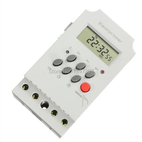 10 pieces KG316T-II DC / AC12V Din Rail Digital Programming Electronic Timer Time Switch