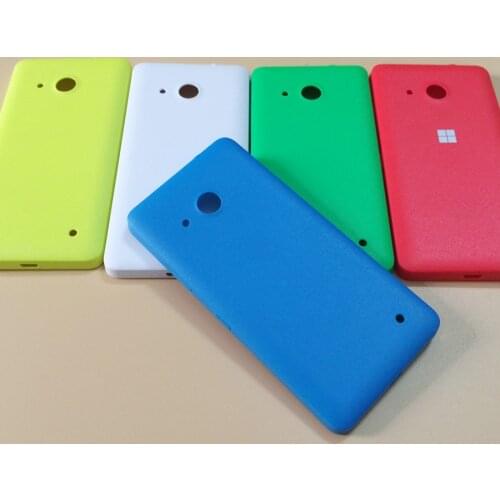 100% Original Back Cover for Microsoft lumia 550 Battery Cover Housing Door Case for Nokia lumia 550 with side button with logo