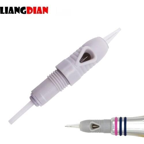 100pcs Sterilized 8mm Screw Gray Tattoo Cartridges Tatto Needles For Lips Eyebrow Eyeliner Permanent Makeup Microblading 1RL 1P