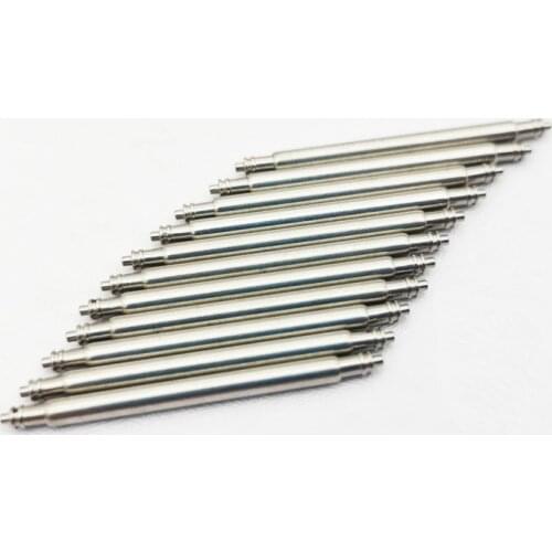 1000pcs per lot 2.0mm Double Flange Spring Bars 16mm to 24mm 304 Stainless Steel Watch Pins