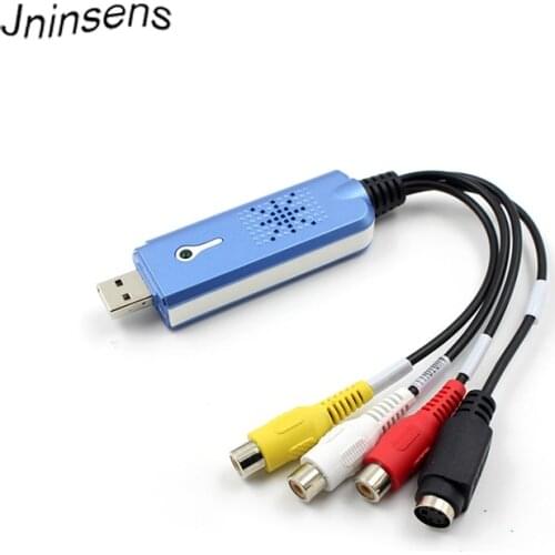 2018 USB 2.0 Video Capture Card Converter Audio Video Grabber Adapter TV Tuner for Computer Win XP 7 8 10 NTSC PAL