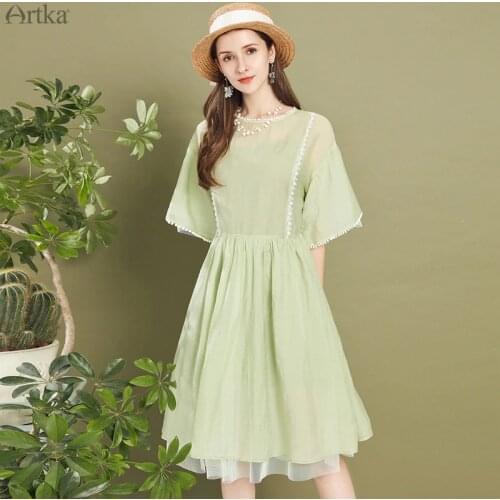 Расклешенные летние платья Artka China At AliExpress