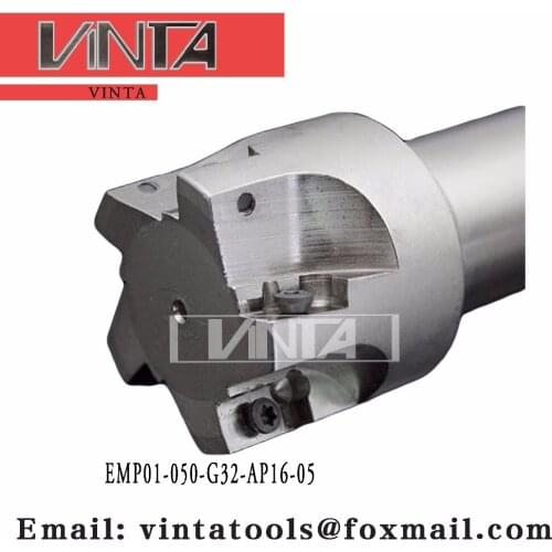 Free shipping EMP01-050-G32-AP16-05 Indexable milling cutter matched carbide Insert APKT160408