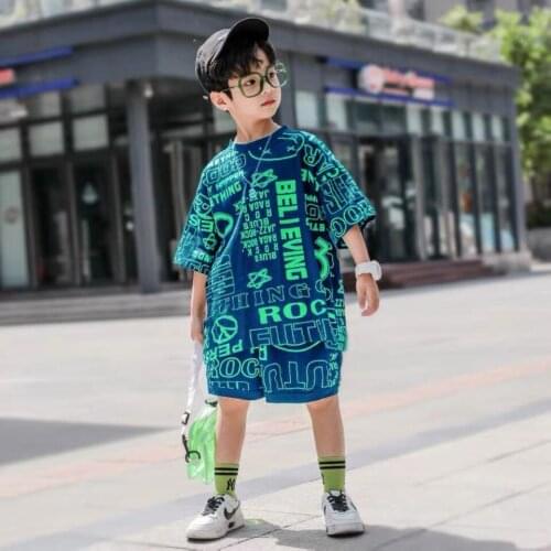 New Summer Baby Clothes Suit Children Fashion Boys Girls Cartoon T Shirt Shorts 2Pcs/set Toddler Casual Clothing Kids Tracksuits