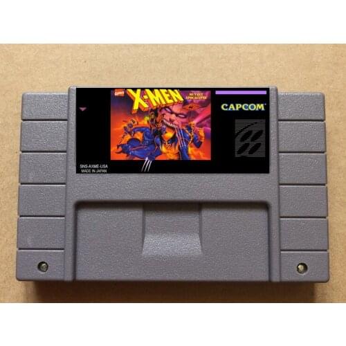 X-Men Mutant Apocalypse USA -NTSC version 16 bit 46 pins video games