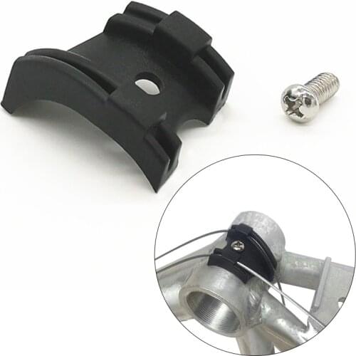 Road Bike Bicycle Frame Bottom Bracket Cable Guide Plastic 40mm*30mm W/ Screw Bicycle Components & Parts