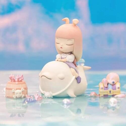 Kemelife White Night Fairy Tale Series Treasure Hunt Sunset Island Blind Box Cute Fashion Toys Baking Decorations Creative Gift