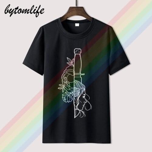 2018 new summer t shirt knife bowie lady tee fashion t shirt design the style you want t shirt