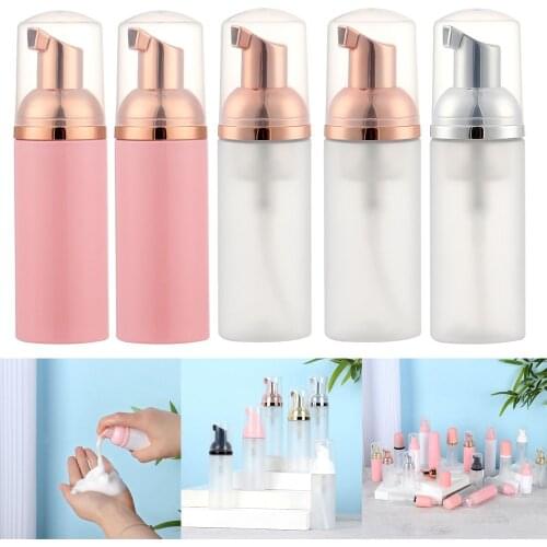 Plastic Foaming Bottle Soap Mousse Liquid Dispenser Empty Shampoo Lotion Foam Refillable Large Capacity Useful Home Bath Bottles