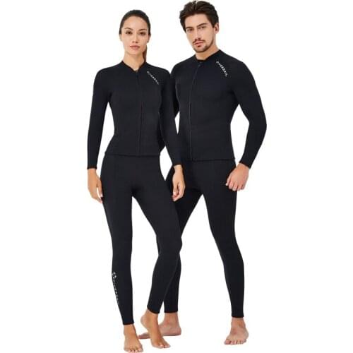 2mm Professional Men And Women Wetsuit Split Top Thickened Warmth Deep Diving Snorkeling Surfing Suit Swimsuit Diving pants