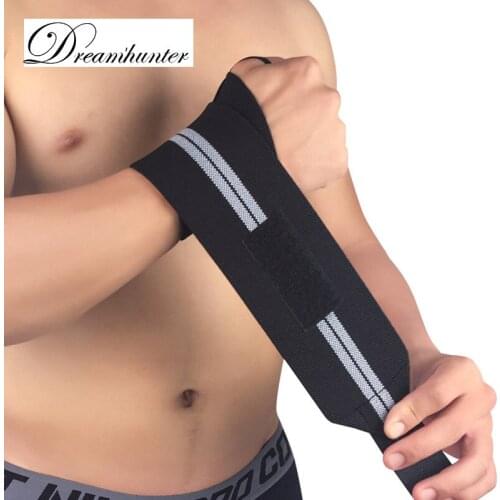 Adjustable Wrist Band Wrap Elastic Nylon Bandage Fitness Strap Wrist Bands Badminton Weightlifting Wrist Protector