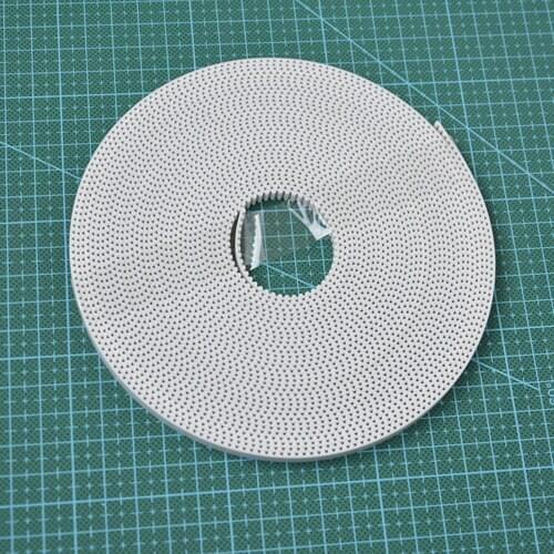 CNC T2.5 opening timing belt polyurethane steel enhanced band width 6mm white color for Reprap 3D printer accessories parts
