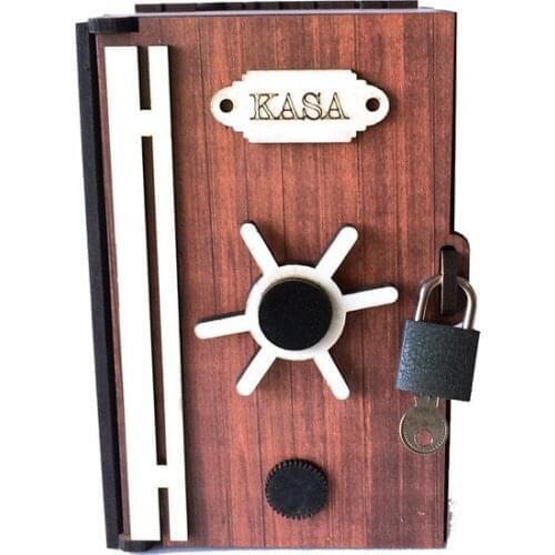 Safe box Money box Locked Wooden Box Brown decorative objects Декоративные элементы Objetos decorativos