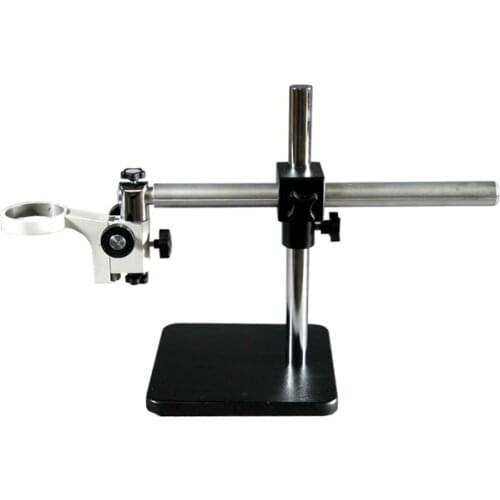 AmScope Solid Aluminum Single-Arm Microscope Boom Stand for Stereo with 84mm Pillar Rack BSS-120A-FR-84