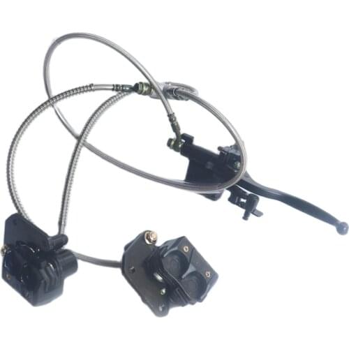 Brake Calipers Hydraulic Disc Brake Caliper System+Pads For Quad Dirt Bike Atv 150Cc 250Cc