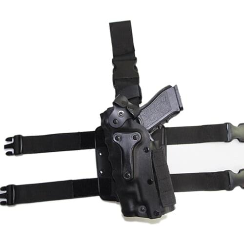 Tactical Gun Thigh Holster for GLOCK 17 19 Colt 1911 M92 M9 HK USP P220 Universal Hunitng Gun Case with Drop Leg Platform
