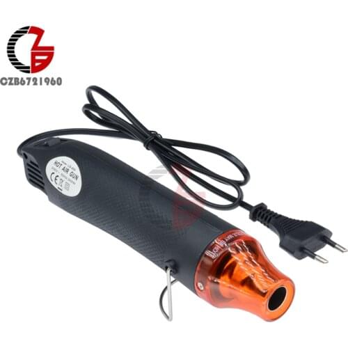 EU Plug 220V 300W Heat Gun Shrink Hot Air Temperature Electric Power Nozzles Tool
