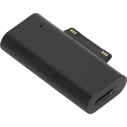 Type C Female PD Fast Charging Plug Converter for Surface Pro 3 4 5 6 7 Book Connector, USB C Female to Surface Adapter