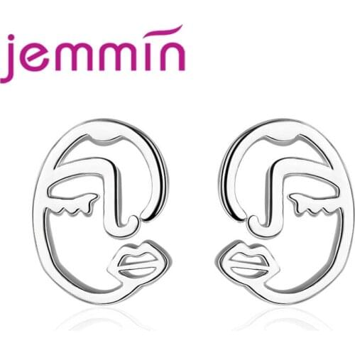 High Quality Exquisite Minimalist Hot Sale 925 Sterling Silver Stud Earing Loverly Woman Girls Best Banquet Accessories