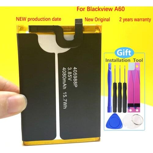 100% Original 4080mAh Battery For Blackview A60 405988p Mobile Phone High Quality Battery+Tracking Number