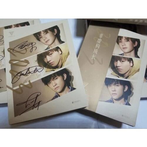 Hand signed TFBOYS autographed photobook 2023 +signed bookmark free ship 082018