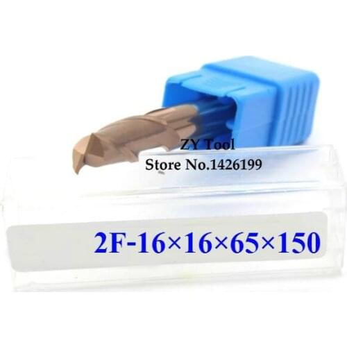 1PCS HRC60 Long Extend carbide alloy cutter 2Flute 2F-16*16*65*150L tungsten steel milling cutter,CNC milling tools, CNC machine