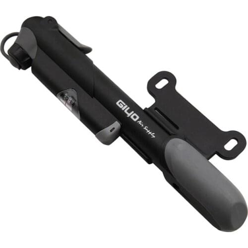 TAIWAN GP-41S Bicycle Mini Air Pump Mountain City Bike Inflator Barometer Inflator Gauge Portable High Pressure SV A/V F/V Valve