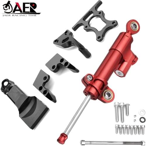 JAER Motorcycle Damper Steering for Yamaha MT07 MT 07 MT-07 2013-2017 Stabilize Safety Control with Mounting Holder