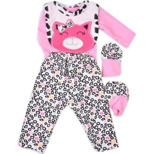 KEIUMI Lovely Cartoon Style Babies Clothes Suit For 22-23 Inch Reborn Doll Clothes Sets Real Babies Rompers For Birthday Gifts