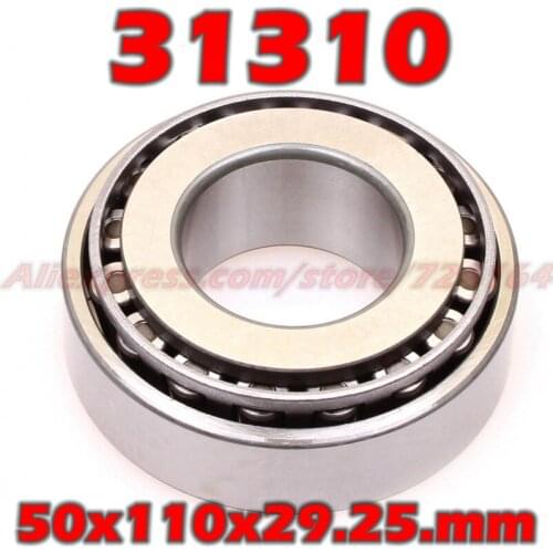 50x110x29.25 mm Tapered Roller Bearings 31310 27310E HR31310J 31310JR 31310A E31310J 31310VC12 31310U 31310E 50*110*29.25