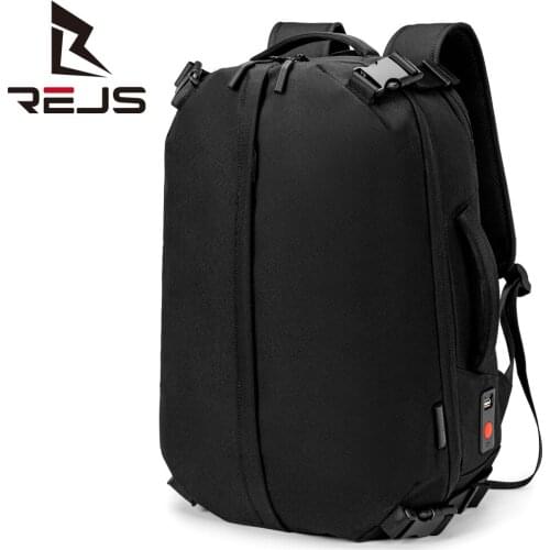 REJS LANGT Oxford Backpack for Men 15.6 Inch Laptop Backpacks With Charging USB Camouflage Fashion School Bag Anti-Theft Mochila