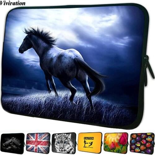 Horse Pattern Prints 12.1" 11.6 Inch Laptop Neoprene Bags Mens Boys Funda Capa 12" 12.2 Chromebook Sleeve Pouch Carry Cover Case