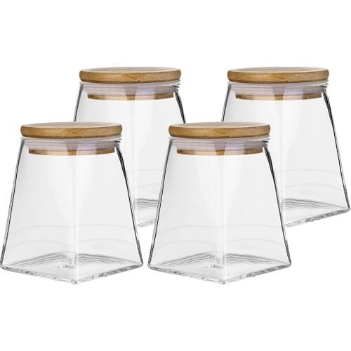Pyramid 4 Piece Spice Team Spice Jars Sugar Bowl Seasoning Organized The Kitchen Tool Sets Kitchen Utensils