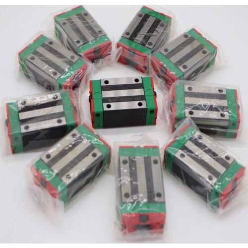 10 pcs Taiwan HIWIN HGH20CA carriage slider for HIWIN HGR20 linear guideway