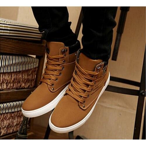 1pair Spring Autumn Shoes Warm Men Shoes Tenis Masculino Male Mens Comfortable Casual Shoes Canvas Botas