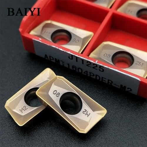 10pcs APMT1604PDER-M2 JT1225 carbide inserts turning tool APMT 1604 face milling machine tools CNC milling tool APMT1604PDER