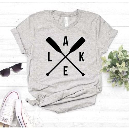 Lake Paddle Women tshirt Cotton Casual Funny t shirt For Lady Girl Top Tee Hipster Drop Ship NA-337