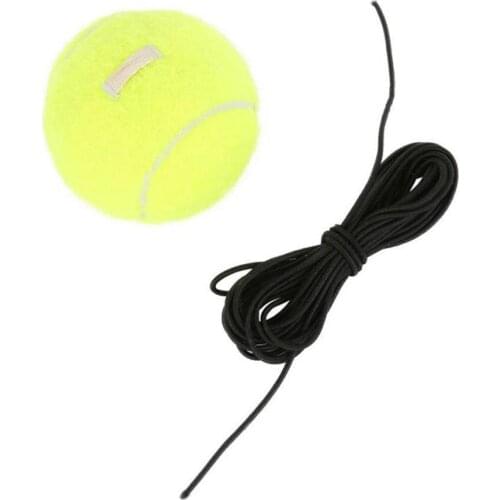1 PC Line Training Tennis Professional Rubber Tennis Ball High Resilience Durable Practice Ball School Club Competition Training