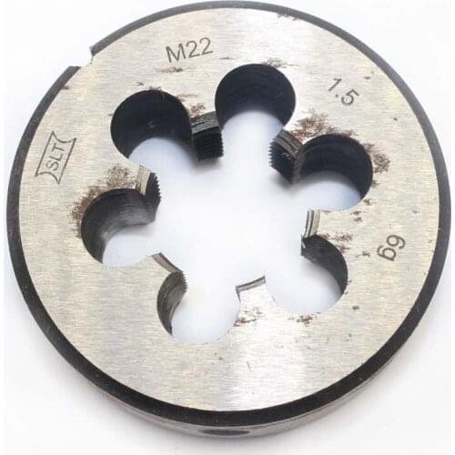 1PC high speed steel metric circular die M22*1.50mm 6g tap and die stainless steel special die