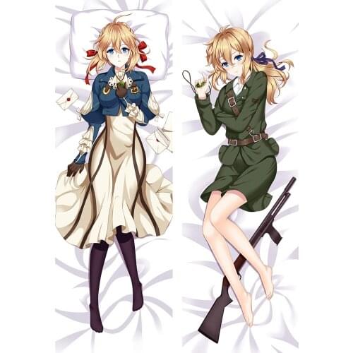 2018 update anime pillow case violet evergarden body pillow cover Dakimakura