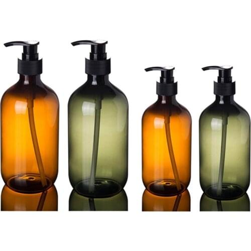 300/500ml Travel Lotion Shampoo Shower Gel Soap Dispenser Empty Bath Pump Refillable Bottle Bathe Organizer Storage Container