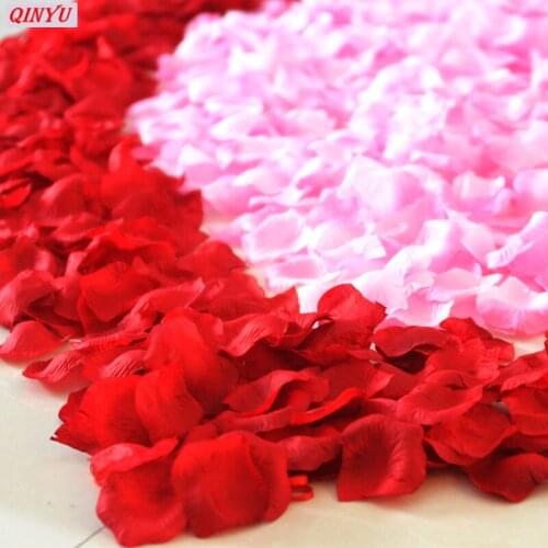 3000pcs/lot Petals Artificial Silk Rose Petals Silk Petals Birthday Party Wedding Decoration Petals Black White Candles 8Z SH806