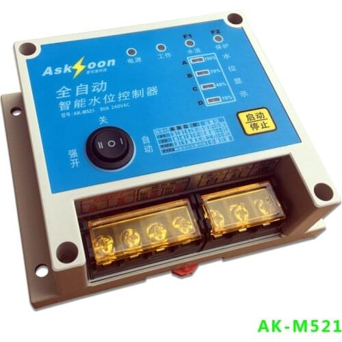 Automatic intelligent graphite probe water shortage protection water level display water tank drainage pumping controller