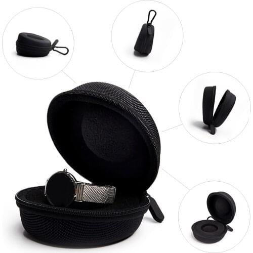 Watch storage box drop-proof shockproof single watch travel case zipper storage box for smart watch watch box organizer X5